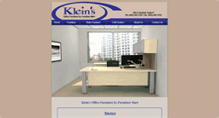 Desktop Screenshot of kleinsoffice.com