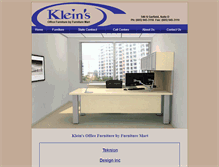 Tablet Screenshot of kleinsoffice.com